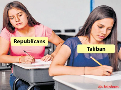 Republican cheating Taliban
